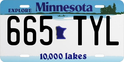 MN license plate 665TYL