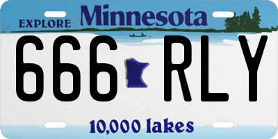 MN license plate 666RLY