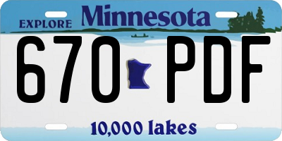 MN license plate 670PDF