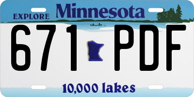MN license plate 671PDF