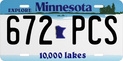 MN license plate 672PCS