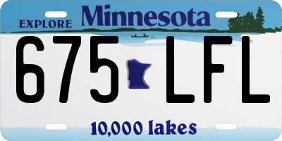 MN license plate 675LFL