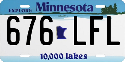 MN license plate 676LFL