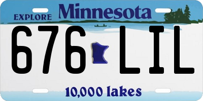 MN license plate 676LIL