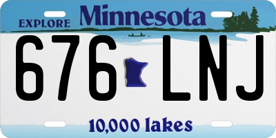 MN license plate 676LNJ