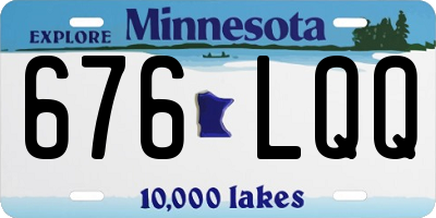 MN license plate 676LQQ