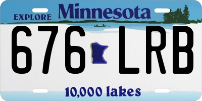 MN license plate 676LRB