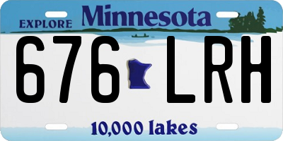 MN license plate 676LRH