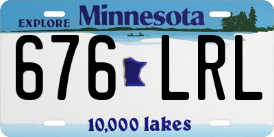 MN license plate 676LRL