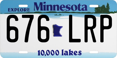 MN license plate 676LRP