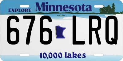 MN license plate 676LRQ