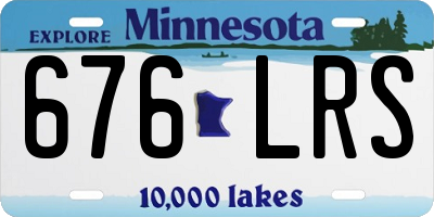 MN license plate 676LRS