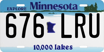 MN license plate 676LRU
