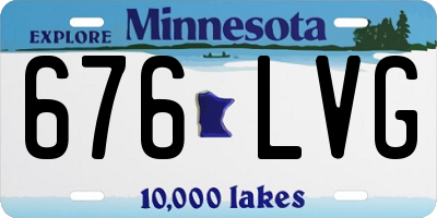 MN license plate 676LVG