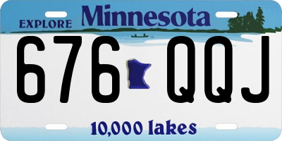 MN license plate 676QQJ