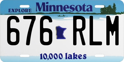 MN license plate 676RLM