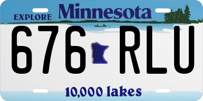MN license plate 676RLU