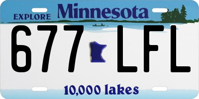 MN license plate 677LFL