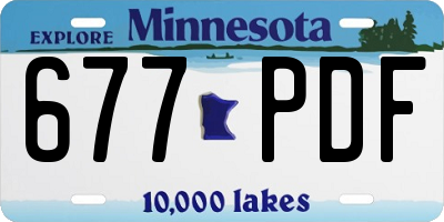 MN license plate 677PDF