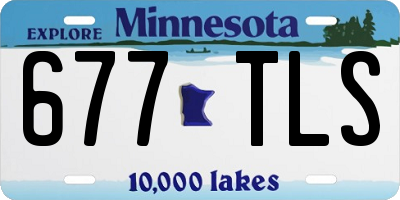 MN license plate 677TLS