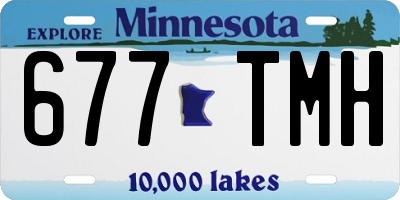 MN license plate 677TMH