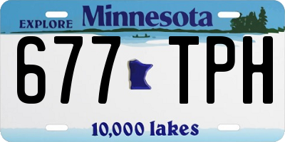 MN license plate 677TPH