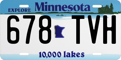 MN license plate 678TVH