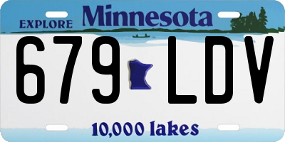 MN license plate 679LDV