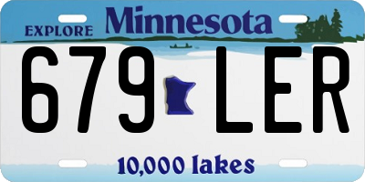 MN license plate 679LER