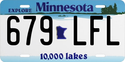 MN license plate 679LFL