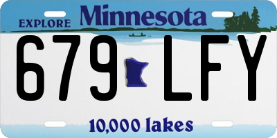 MN license plate 679LFY