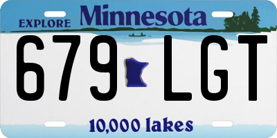MN license plate 679LGT