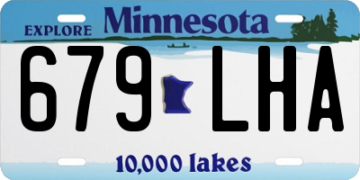 MN license plate 679LHA