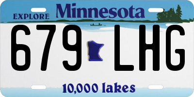 MN license plate 679LHG