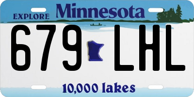 MN license plate 679LHL