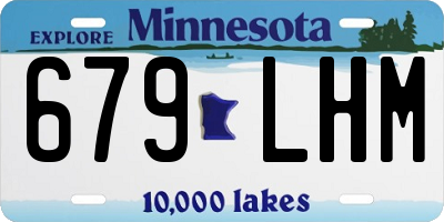 MN license plate 679LHM