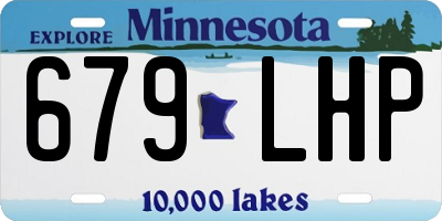 MN license plate 679LHP