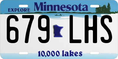 MN license plate 679LHS