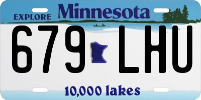 MN license plate 679LHU