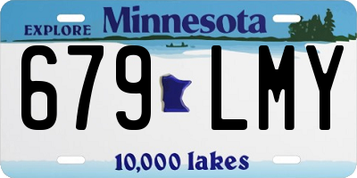 MN license plate 679LMY