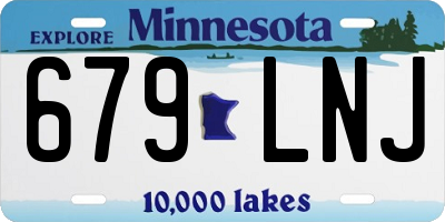 MN license plate 679LNJ