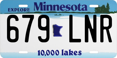 MN license plate 679LNR