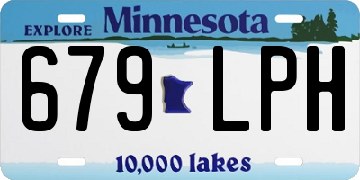 MN license plate 679LPH