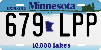 MN license plate 679LPP