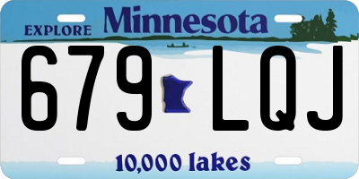 MN license plate 679LQJ