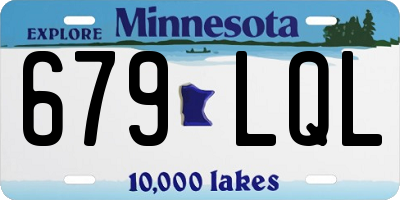 MN license plate 679LQL