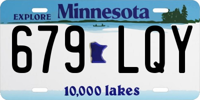 MN license plate 679LQY