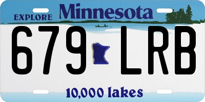 MN license plate 679LRB