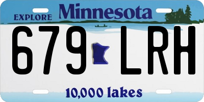 MN license plate 679LRH