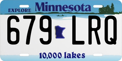 MN license plate 679LRQ